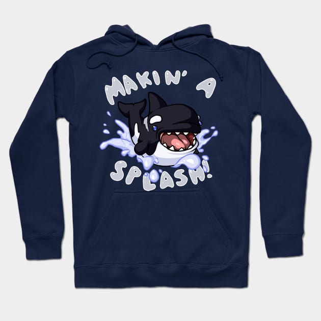 Makin' A Splash Hoodie by Fudepwee